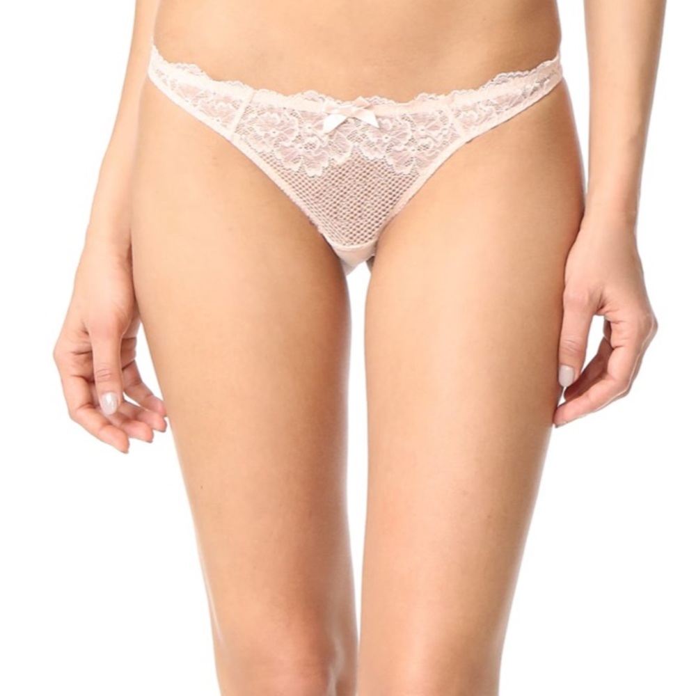 NWT L’Agent by AP Laurenta Strappy Lace Thong